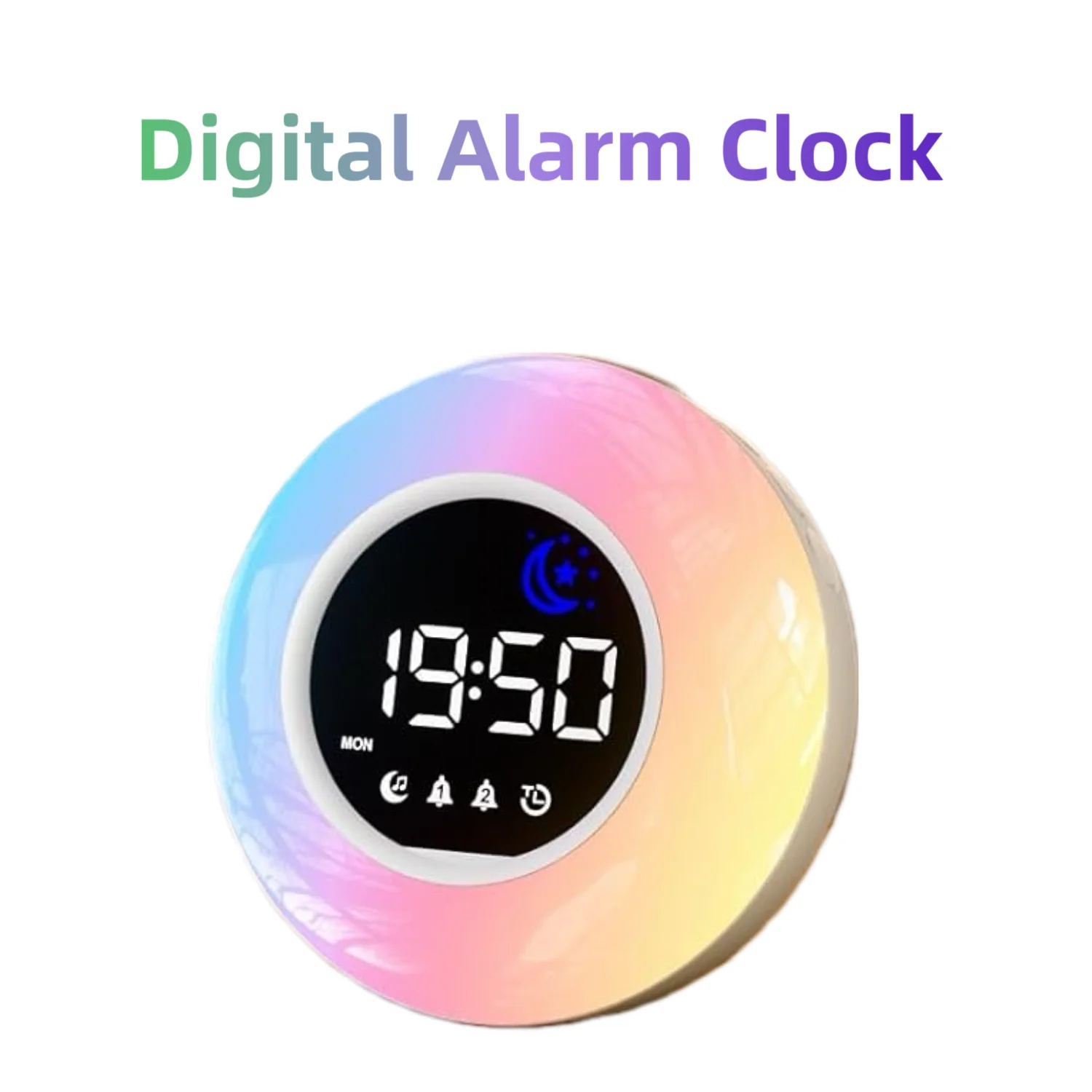 Детский будильник с окружающим освещением, 12 белых шумов, повтор и таймер, регулируемая яркость для начинающих в школу, будильник
Детский будильник с окружающим освещением, 12 белых шумов, повтор и таймер, регулируемая яркость для начинающих в школу, будильник