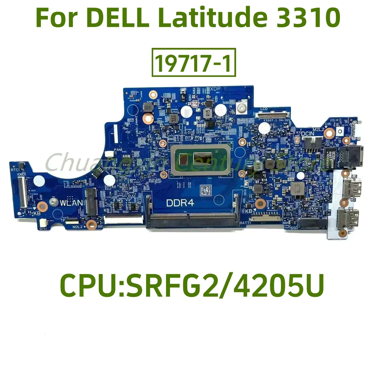 19717-1 for DELL notebook computer 3310 motherboard with 4205U CPU 100% test OK shipment
19717-1 for DELL notebook computer 3310 motherboard with 4205U CPU 100% test OK shipment