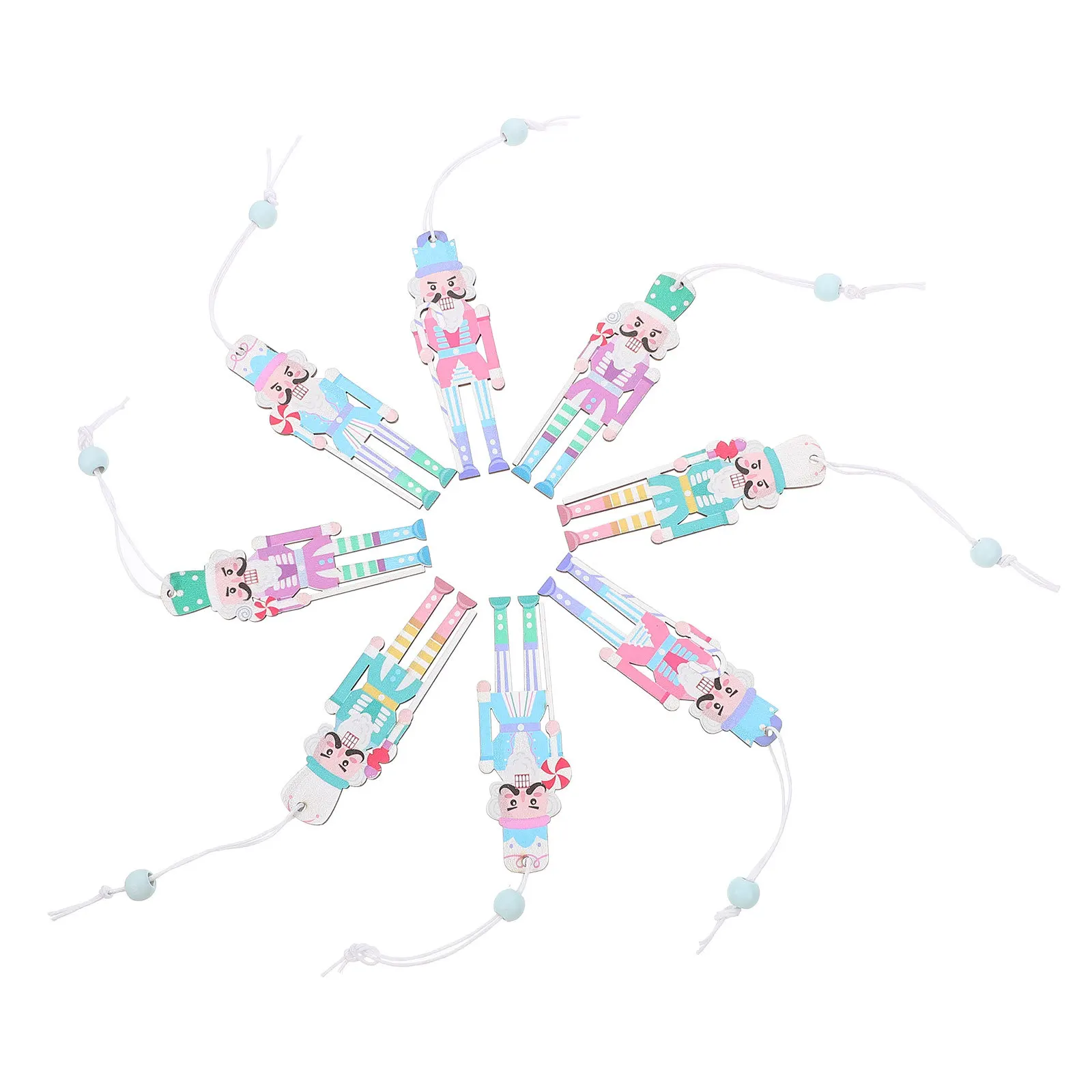 8pcs Nutcracker Wooden Hanging Decoration Bright Color Christmas Ornaments For Xmas Tree Festival Home Hotel Decor
8pcs Nutcracker Wooden Hanging Decoration Bright Color Christmas Ornaments For Xmas Tree Festival Home Hotel Decor