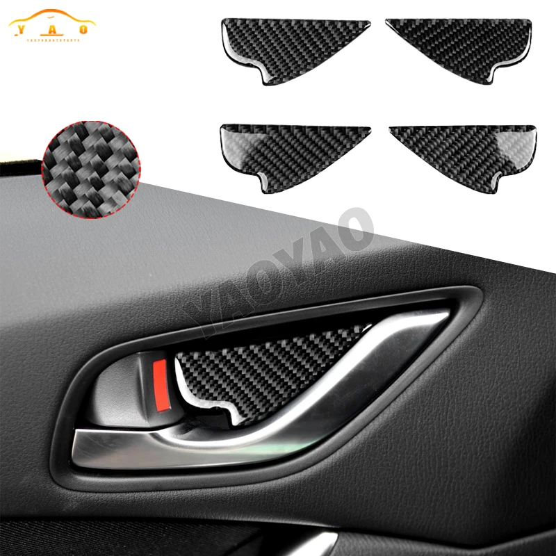 Carbon Fiber For Mazda CX-5 CX5 2017 2018 Car Interior Door Handle Bowl Cover Trim Sticker
Carbon Fiber For Mazda CX-5 CX5 2017 2018 Car Interior Door Handle Bowl Cover Trim Sticker