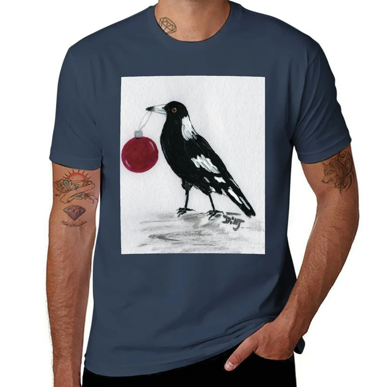 Magpie Christmas T-Shirt Street Art Print Tee Shirt
Magpie Christmas T-Shirt Street Art Print Tee Shirt