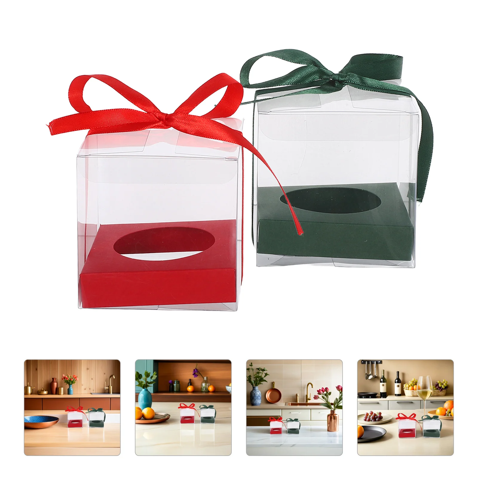 24Pcs Mini Cupcake Boxes with Lids Transparent Dessert Holders for Single Cakes Baking Business Coffee Shop Display and Sharing
24Pcs Mini Cupcake Boxes with Lids Transparent Dessert Holders for Single Cakes Baking Business Coffee Shop Display and Sharing