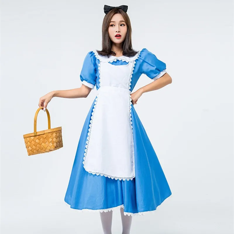 Cinderella Maid Costume Alice Tea Party Halloween Performance Outfit Women's Clothing Traditional Chinese Stage Costume
Cinderella Maid Costume Alice Tea Party Halloween Performance Outfit Women's Clothing Traditional Chinese Stage Costume