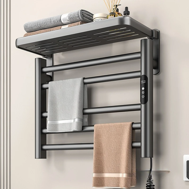 Aluminium Electric Towel Rack Intelligent Heat Storage Rack Bathroom Wall Organize Shelves Modern Home Smart Storage Furniture
Aluminium Electric Towel Rack Intelligent Heat Storage Rack Bathroom Wall Organize Shelves Modern Home Smart Storage Furniture