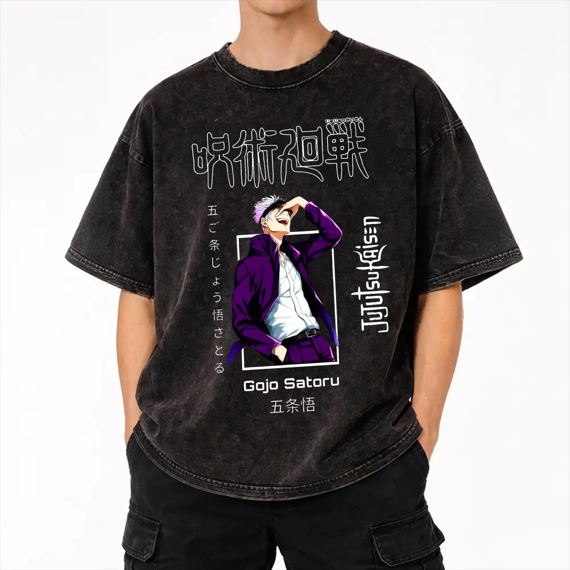Jujutsus Kaisens Merch Washed T Shirt for Men Women Streetwear Hip Hop T-Shirts Printed Tee Shirt Cotton
Jujutsus Kaisens Merch Washed T Shirt for Men Women Streetwear Hip Hop T-Shirts Printed Tee Shirt Cotton
