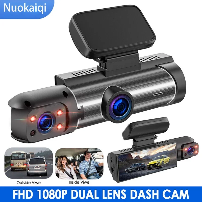 Car DVR Wide-angle 2-record High-definition Night Vision 1080P Driving Recorder Suction Cup 2-lens Car Front and inside Video
Car DVR Wide-angle 2-record High-definition Night Vision 1080P Driving Recorder Suction Cup 2-lens Car Front and inside Video
