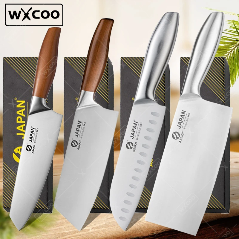 WXCOO Japanese Kitchen Knife Fish Filleting Cutter Professional Stainless Steel Chef's Knife Sharp Meat Cleave Fruit Peeler
WXCOO Japanese Kitchen Knife Fish Filleting Cutter Professional Stainless Steel Chef's Knife Sharp Meat Cleave Fruit Peeler