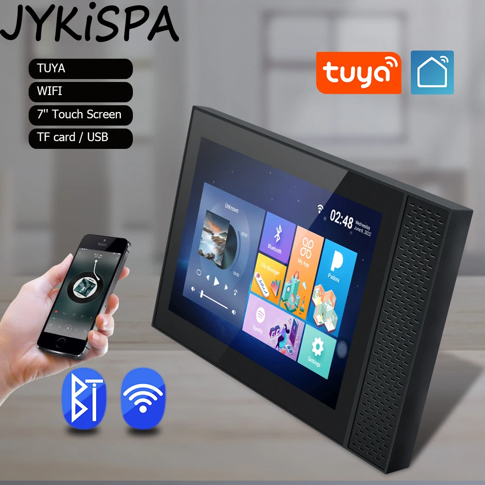 ity 7-дюймовый усилитель умного домашнего кинотеатра, встроенное приложение TUYA, Android 8,1 с портом RS485, Bluetooth, фоновый музыкальный сенсорный экран
ity 7-дюймовый усилитель умного домашнего кинотеатра, встроенное приложение TUYA, Android 8,1 с портом RS485, Bluetooth, фоновый музыкальный сенсорный экран
