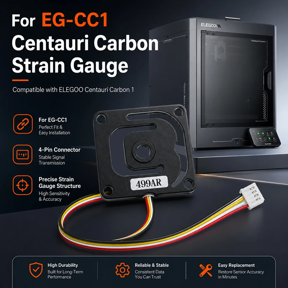 For Elegoo CC1 Centauri Carbon Strain Gauge Leveling Upgrade/Replacement 3D Printer Part