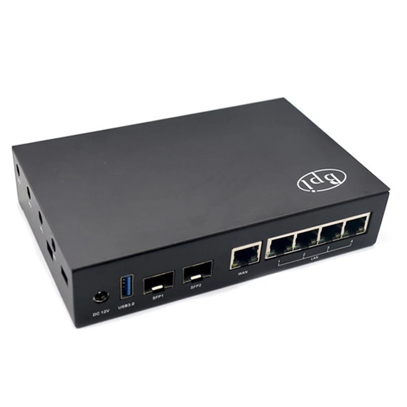 1 Piece Multifunction Development Board Protective Case Black Metal For Banana Pi Banana Pi R3 BPI-R3
1 Piece Multifunction Development Board Protective Case Black Metal For Banana Pi Banana Pi R3 BPI-R3