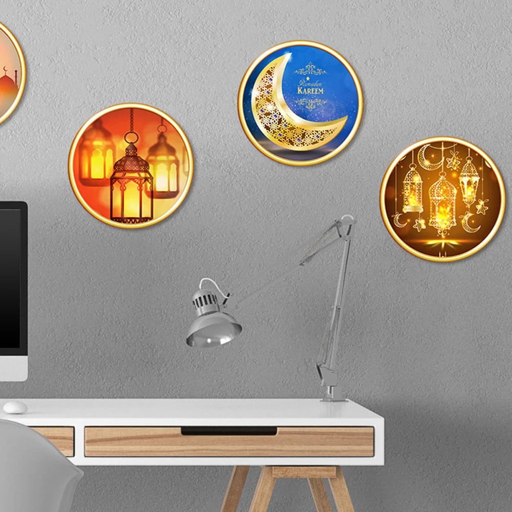 4pcs Eid Wall Stickers Decorative Decals For Home Office Kitchen Bathroom Glass Metal Surfaces Ramadan Festival Decoration
4pcs Eid Wall Stickers Decorative Decals For Home Office Kitchen Bathroom Glass Metal Surfaces Ramadan Festival Decoration