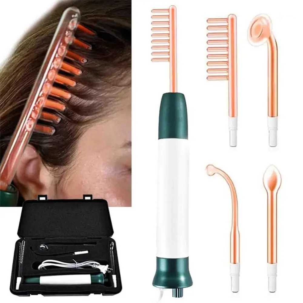 New Nourishes Hair Roots Vortex Comb Bundle 4 Settings Easy to Use Facial Machine High Frequency Facial Wand Hair Care
New Nourishes Hair Roots Vortex Comb Bundle 4 Settings Easy to Use Facial Machine High Frequency Facial Wand Hair Care