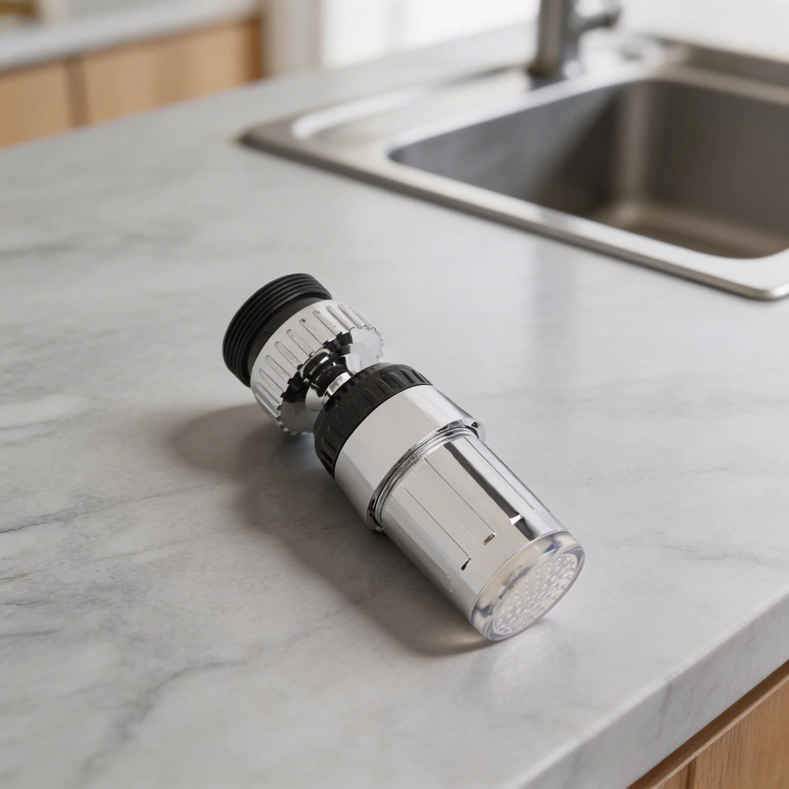 Вращающийся на 360° аэратор для смесителя с LED-подсветкой, индикатором безопасности для детей и термочувствительным датчиком температуры, с переходным адаптером
Вращающийся на 360° аэратор для смесителя с LED-подсветкой, индикатором безопасности для детей и термочувствительным датчиком температуры, с переходным адаптером