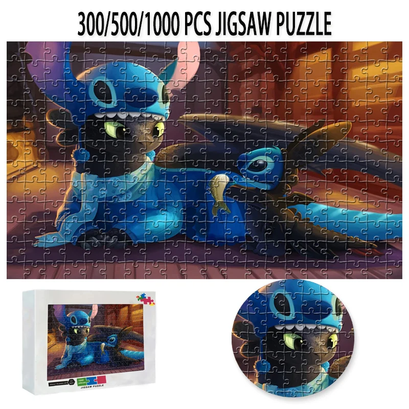 Puzzle For Adult 300/500/1000 PCS Paper Jigsaw DIY Puzzles Lilo & Stitch Puzzle Toys Creative Reduce Pressure Puzzle Game Gift
Puzzle For Adult 300/500/1000 PCS Paper Jigsaw DIY Puzzles Lilo & Stitch Puzzle Toys Creative Reduce Pressure Puzzle Game Gift