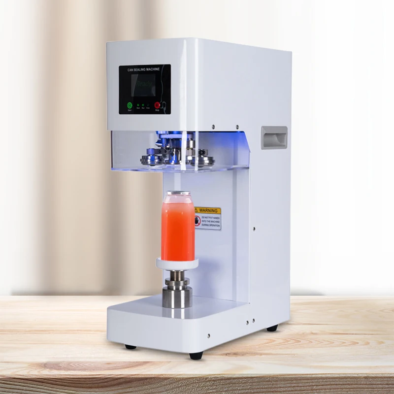 Automatic and efficient beverage sealing machine Commercial cans Plastic canned milk tea soda special sealing machine
Automatic and efficient beverage sealing machine Commercial cans Plastic canned milk tea soda special sealing machine