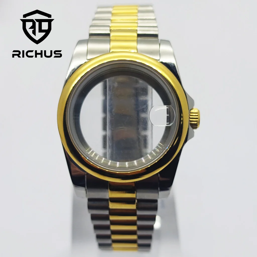 Корпус RICHUS 36 мм, корпус 39 мм, ширина ремешка 20 мм, подходит для механизмов NH34, NH35, NH36, ETA2824, PT5000, аксессуары для часов.
Корпус RICHUS 36 мм, корпус 39 мм, ширина ремешка 20 мм, подходит для механизмов NH34, NH35, NH36, ETA2824, PT5000, аксессуары для часов.