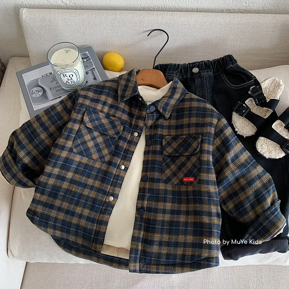 Infant Baby Boys Parkas Plaid Turn Down Collar Plus Fleece Toddler Boys Quilted Jacket Winter Kids Baby Boys Warm Outerwear Coat
Infant Baby Boys Parkas Plaid Turn Down Collar Plus Fleece Toddler Boys Quilted Jacket Winter Kids Baby Boys Warm Outerwear Coat