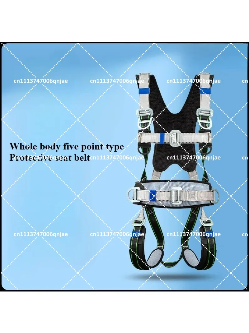 Outdoor Air Conditioning Electrician Full Body Five Point Safety Belt High-altitude Double Hook Protective Harness
Outdoor Air Conditioning Electrician Full Body Five Point Safety Belt High-altitude Double Hook Protective Harness