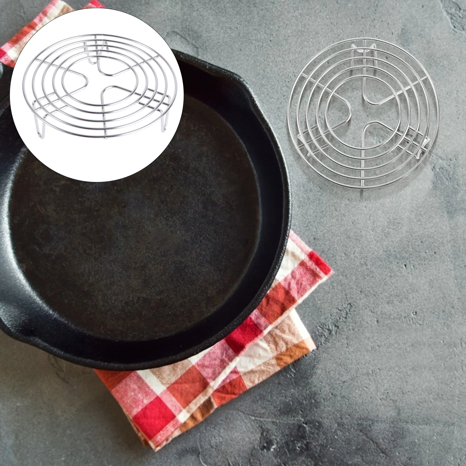 Egg Steamer Multifunction Steaming Cooling Rack Stand Wire Baking 304 Stainless Steel Round Baby Microwave Air Fryer
Egg Steamer Multifunction Steaming Cooling Rack Stand Wire Baking 304 Stainless Steel Round Baby Microwave Air Fryer