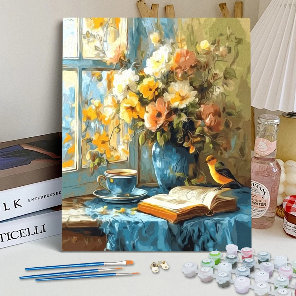 RUOPOTY Painting By Number Adults Acrylic Diy Oil Art Flowers Markers By Numbers Handpainted Oil Painting On Canvas Paint Kit
RUOPOTY Painting By Number Adults Acrylic Diy Oil Art Flowers Markers By Numbers Handpainted Oil Painting On Canvas Paint Kit