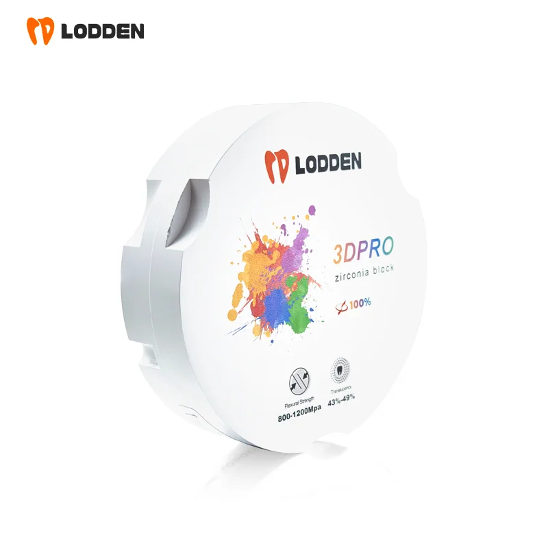 LODDEN 3D PRO Стоматологическая лаборатория Циркониевый блок Многослойный циркониевый диск Vita 16 цветов для CAD CAM 98*12 мм Открытая система Материал стоматолога
LODDEN 3D PRO Стоматологическая лаборатория Циркониевый блок Многослойный циркониевый диск Vita 16 цветов для CAD CAM 98*12 мм Открытая система Материал стоматолога