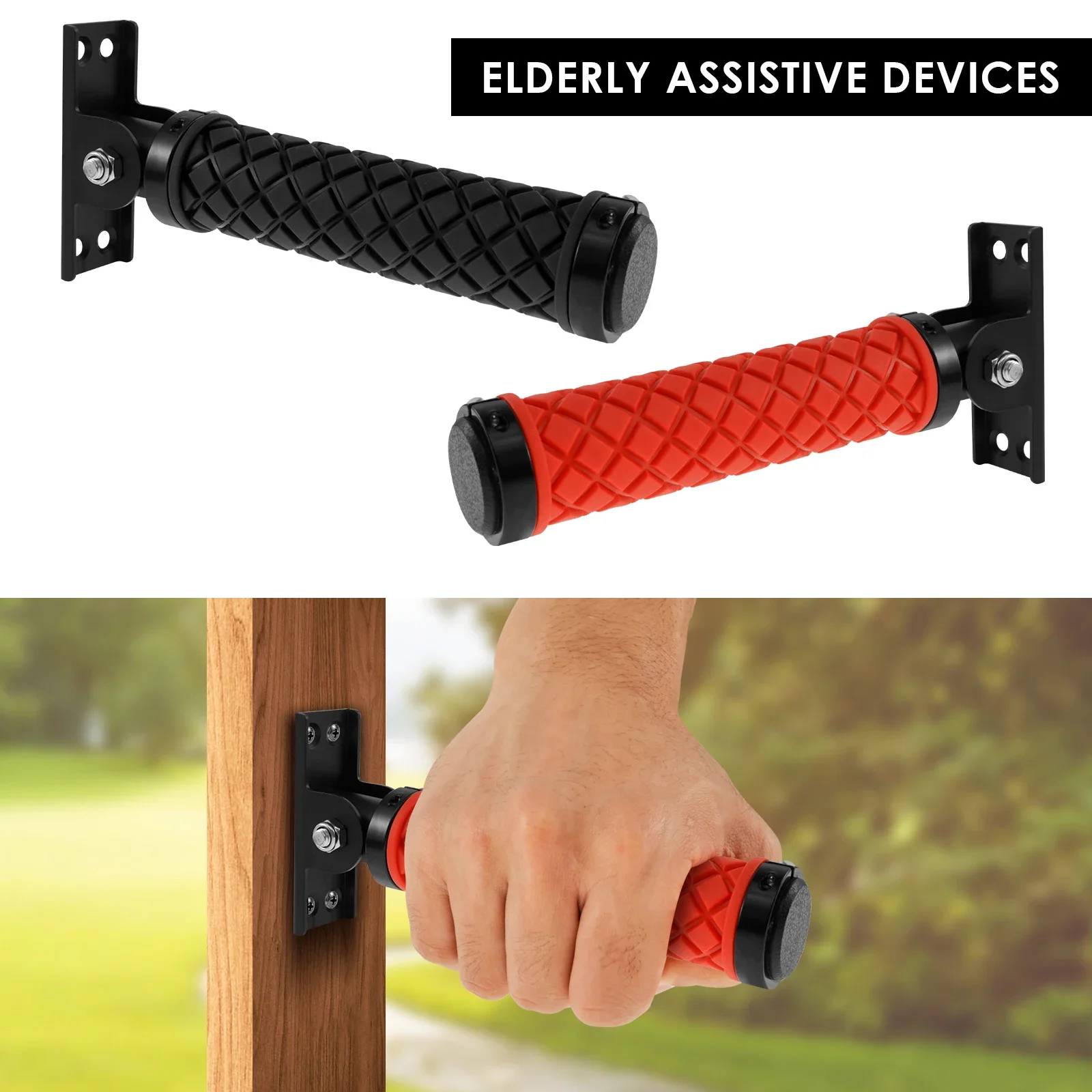 Doorway Flip Assist Handle, Door Assistant Support Grip Handle, Doorway Stair Assist Grab Bar - Supports Up to 350 Pounds
Doorway Flip Assist Handle, Door Assistant Support Grip Handle, Doorway Stair Assist Grab Bar - Supports Up to 350 Pounds