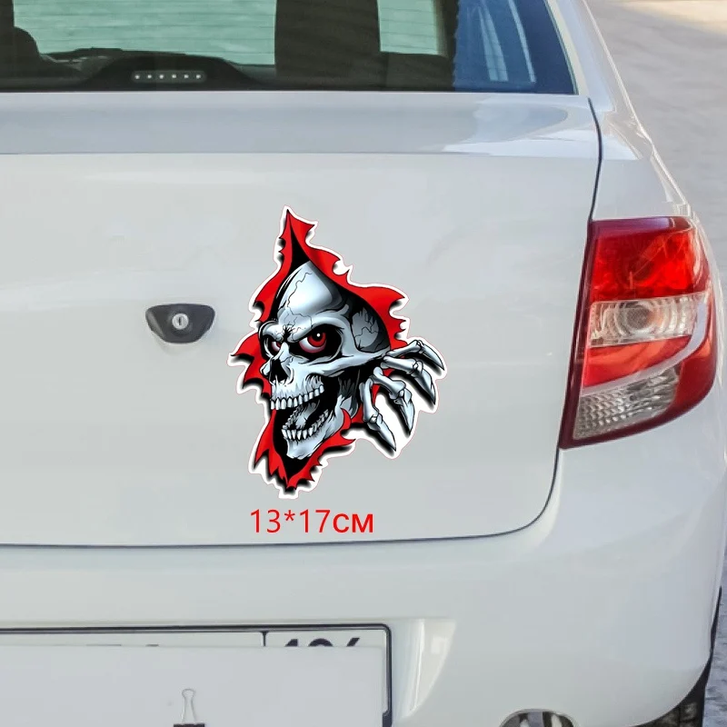 Jpct Auto Accessories Decal WCS145 Skull And Paws From Hole Car Sticker Fun Colored Car Sticker Waterproof Decorative 13*17cm
Jpct Auto Accessories Decal WCS145 Skull And Paws From Hole Car Sticker Fun Colored Car Sticker Waterproof Decorative 13*17cm