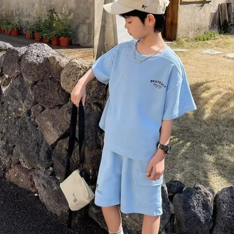 Sportswear Korean Style Casual T-shirts for Boys Children's Clothes Men's Sets Home Clothing Boy´s Kids Child Years Boys' Set 4
Sportswear Korean Style Casual T-shirts for Boys Children's Clothes Men's Sets Home Clothing Boy´s Kids Child Years Boys' Set 4