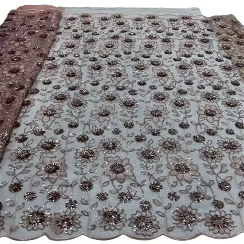 African Lace Fabric 2023 High Quality Tulle Lace French Mesh Fabric With Sequins Nigerian Mesh Lace Fabrics For Wedding 5 Yards
African Lace Fabric 2023 High Quality Tulle Lace French Mesh Fabric With Sequins Nigerian Mesh Lace Fabrics For Wedding 5 Yards