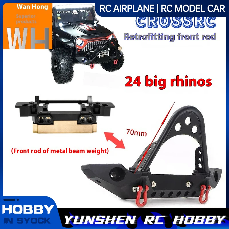 Crossrcemox Xl X4 Metal Accessories, Front Crossbeam Counterweight Modification And Upgrade Parts, Metal Front Bumper
Crossrcemox Xl X4 Metal Accessories, Front Crossbeam Counterweight Modification And Upgrade Parts, Metal Front Bumper