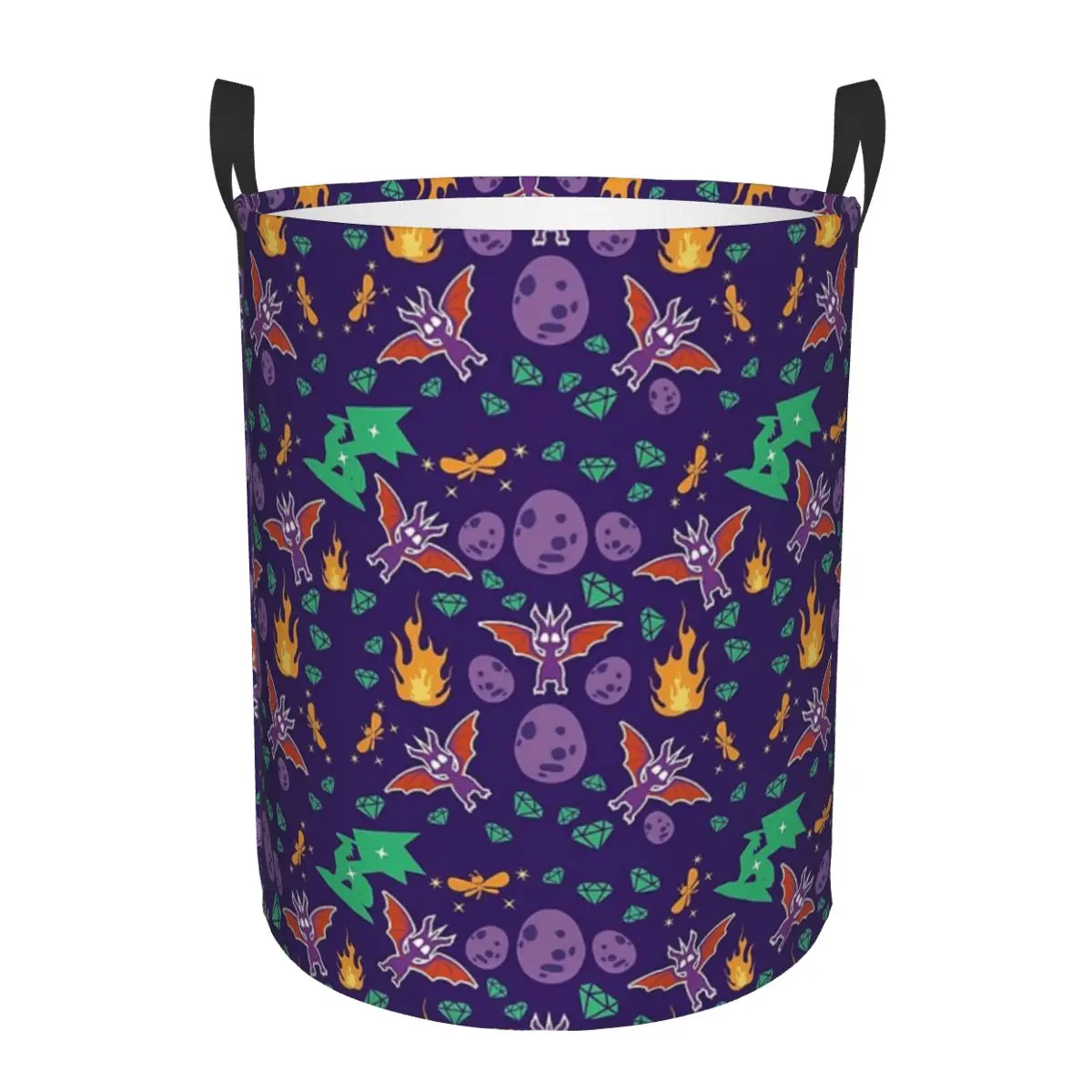 Spyro Pattern Dirty Laundry Baskets Foldable Large Waterproof Clothes Storage Basket For Home Kids
Spyro Pattern Dirty Laundry Baskets Foldable Large Waterproof Clothes Storage Basket For Home Kids