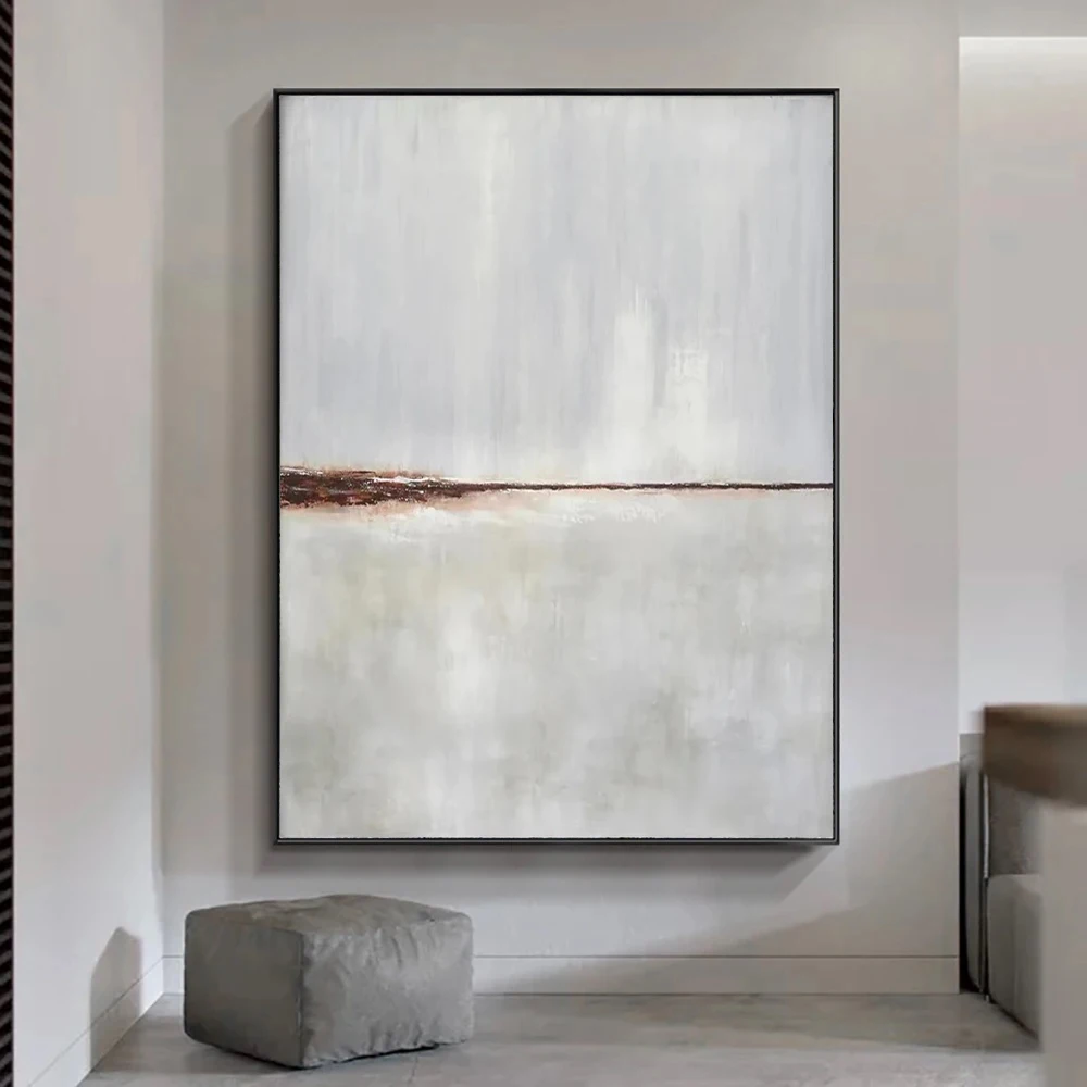 Modern Minimalist Grey Painting, Handmade Artwork, Abstract Wall Art, Textured Canvas Painting for Home, Hotel and Office Decor
Modern Minimalist Grey Painting, Handmade Artwork, Abstract Wall Art, Textured Canvas Painting for Home, Hotel and Office Decor