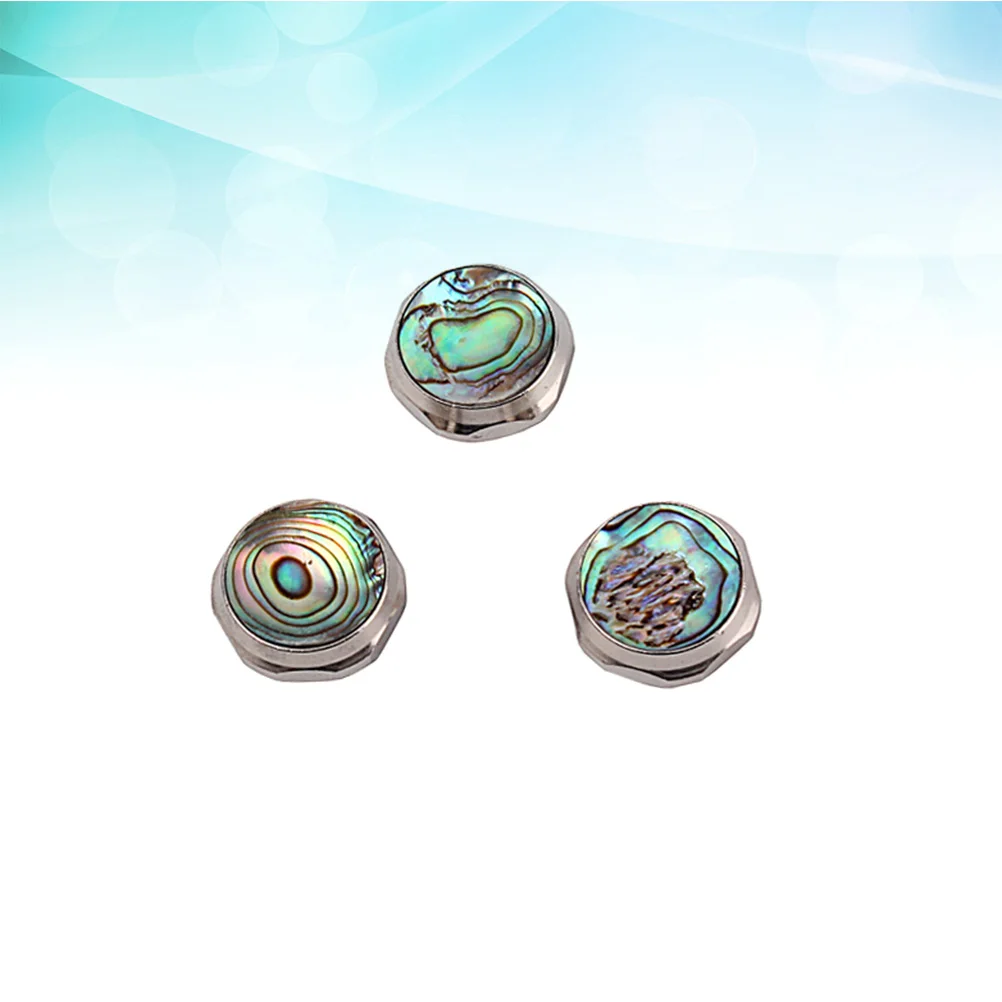 3pcs Saxophone Finger Buttons Green Replacement Parts Repair Kit For Trumpet Lovers Durable Musical Instrument Accessory