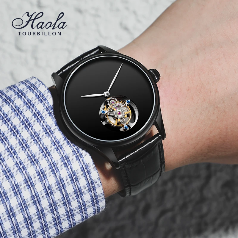 Haofa Flying Tourbillon ручные механические мужские часы водонепроницаемые черный цвет без логотипа циферблат простые часы для мужчин бизнес 1039
Haofa Flying Tourbillon ручные механические мужские часы водонепроницаемые черный цвет без логотипа циферблат простые часы для мужчин бизнес 1039