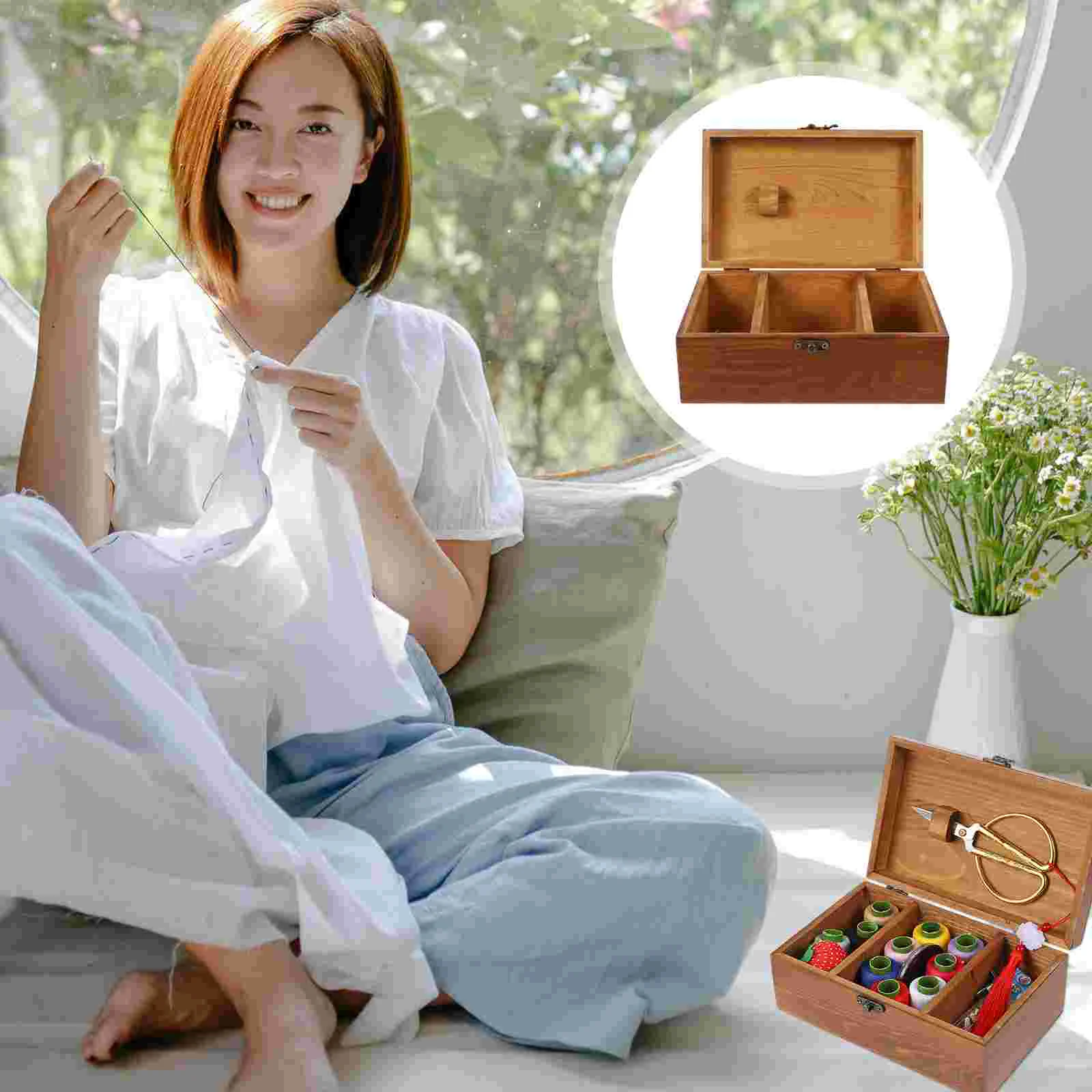 Sewing Storage Box Needlework Case Kit for Adults Sundries Container Quilting Professional Major Tailoring Tools
Sewing Storage Box Needlework Case Kit for Adults Sundries Container Quilting Professional Major Tailoring Tools