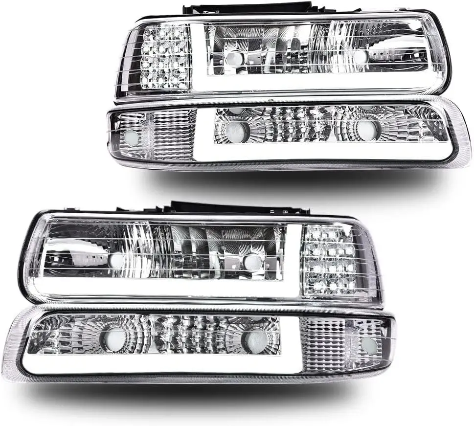 Светодиодные фары DRL, совместимые с 1999-02 Chevy Silverado 1500 2500/2001-02 Silverado 1500HD 2500HD 3500/Fit 2000-06 Chevy Subu
Светодиодные фары DRL, совместимые с 1999-02 Chevy Silverado 1500 2500/2001-02 Silverado 1500HD 2500HD 3500/Fit 2000-06 Chevy Subu