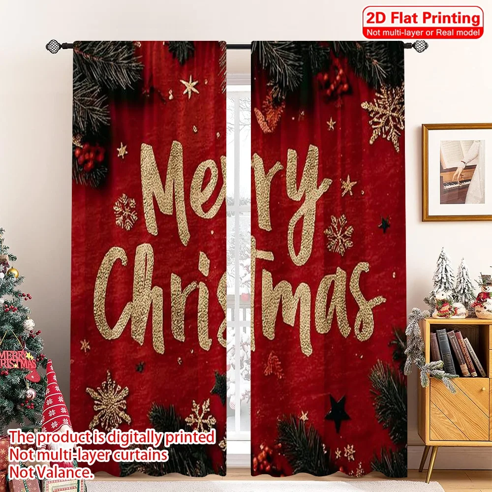 2pcs 2D flat printing Merry Christmas Popular Window Curtains Merry Christmas4 Versatile Polyester Without Electricity Party
2pcs 2D flat printing Merry Christmas Popular Window Curtains Merry Christmas4 Versatile Polyester Without Electricity Party
