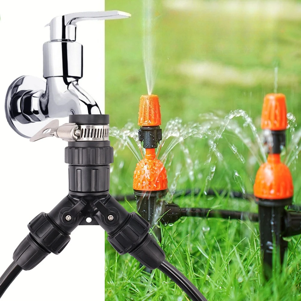 DIY Drip Irrigation Watering System Garden Plant Micro Drip Misting Watering System Kits with Adjustable Drippers
DIY Drip Irrigation Watering System Garden Plant Micro Drip Misting Watering System Kits with Adjustable Drippers