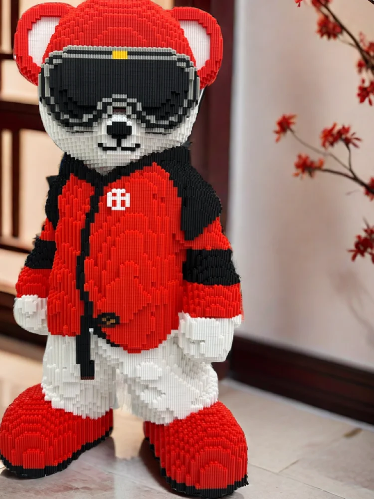 Красно-белый плюшевый мишка в стиле кунг-фу, игрушки Eonal Toys, напольный стенд для демонстрации, роскошный конструктор-головоломка для гостиной, детский игровой набор
Красно-белый плюшевый мишка в стиле кунг-фу, игрушки Eonal Toys, напольный стенд для демонстрации, роскошный конструктор-головоломка для гостиной, детский игровой набор