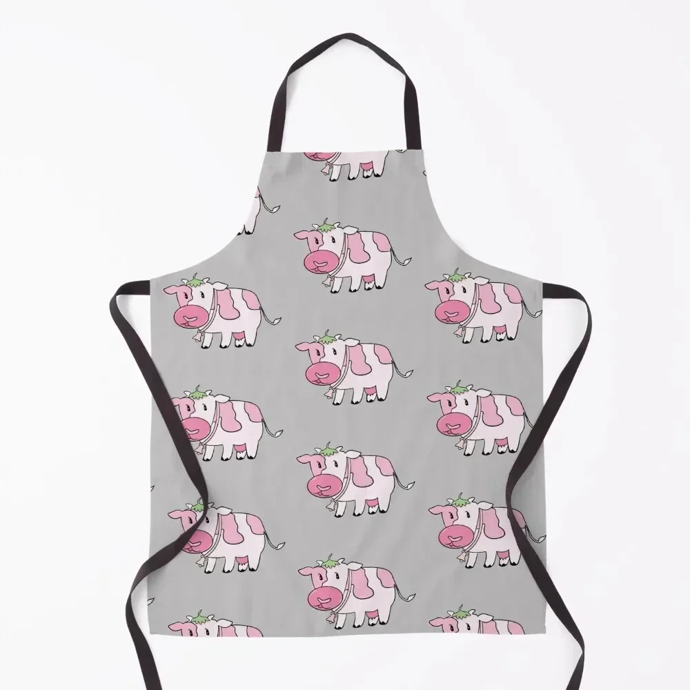 Strawberry Cow Apron Kitchen accessories Waiter Uniforms home women Kitchen For Man Apron
Strawberry Cow Apron Kitchen accessories Waiter Uniforms home women Kitchen For Man Apron