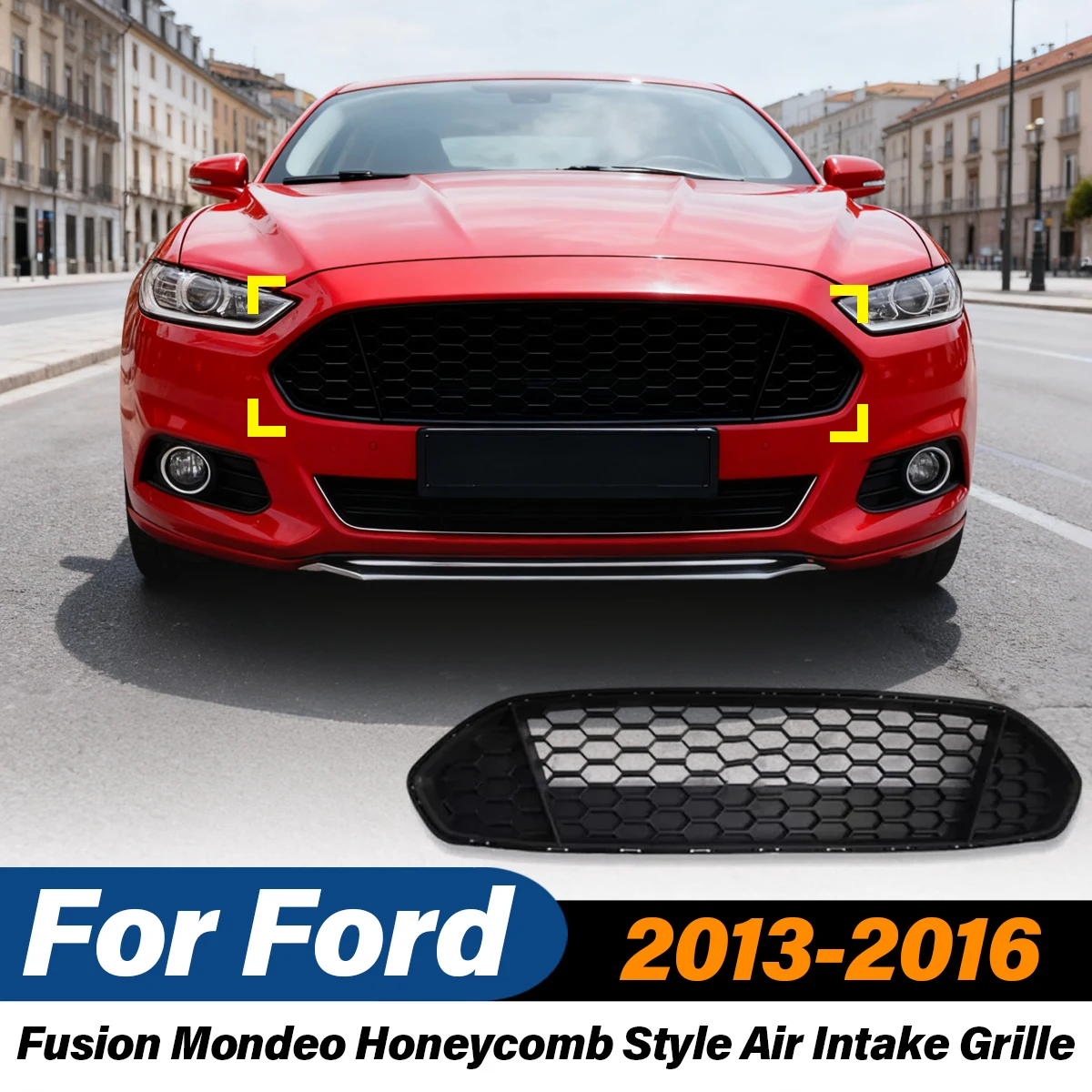 Для Ford Fusion Mondeo 2013 2014 2015 2016, сотовый стиль, автомобильная передняя решетка воздухозаборника, ABS, решетка радиатора, комплект модификации кузова
Для Ford Fusion Mondeo 2013 2014 2015 2016, сотовый стиль, автомобильная передняя решетка воздухозаборника, ABS, решетка радиатора, комплект модификации кузова