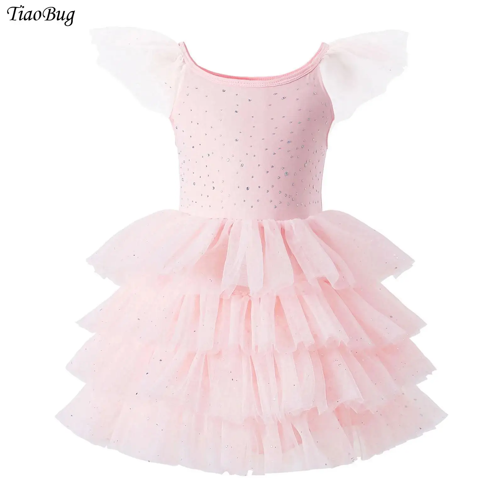 Kids Girls Ballet Rhinestone Bodice Tiered Tulle Dress Ruffled Sleeves Wear for Gymnastics Stage Show Birthday Party Daily Wear
Kids Girls Ballet Rhinestone Bodice Tiered Tulle Dress Ruffled Sleeves Wear for Gymnastics Stage Show Birthday Party Daily Wear