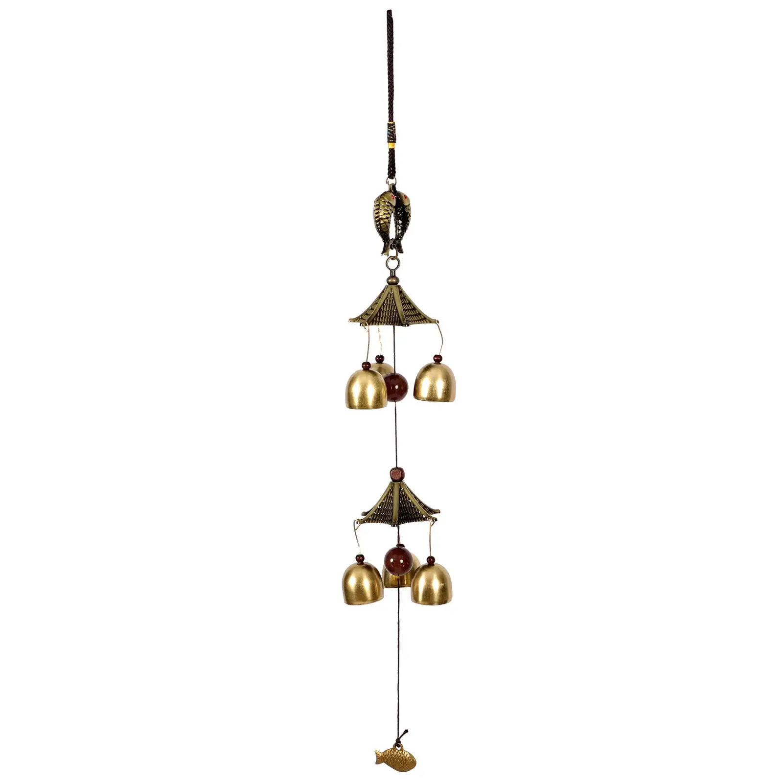 Pisces Wind Bell Copper Ornament Decorative Chime Hanging Balcony Pendant Decorate
Pisces Wind Bell Copper Ornament Decorative Chime Hanging Balcony Pendant Decorate