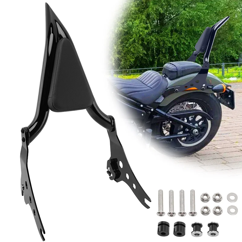 Мотоциклетная черная съемная спинка пассажира из искусственной кожи, задняя полоса, подходит для Harley Softail Street Bob FXBB 2018-2025
Мотоциклетная черная съемная спинка пассажира из искусственной кожи, задняя полоса, подходит для Harley Softail Street Bob FXBB 2018-2025