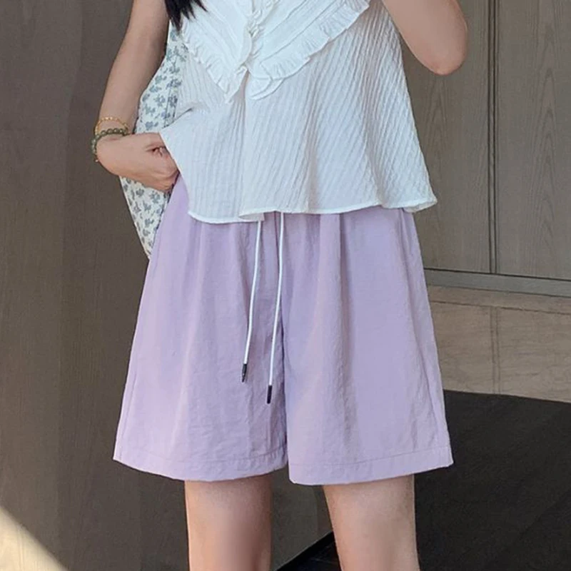 Summer Girls High Waist Loose Fit Joggers Lady Fashion Classic Daily Short Pants Girls Korean Solid Color Leisure Shorts
Summer Girls High Waist Loose Fit Joggers Lady Fashion Classic Daily Short Pants Girls Korean Solid Color Leisure Shorts