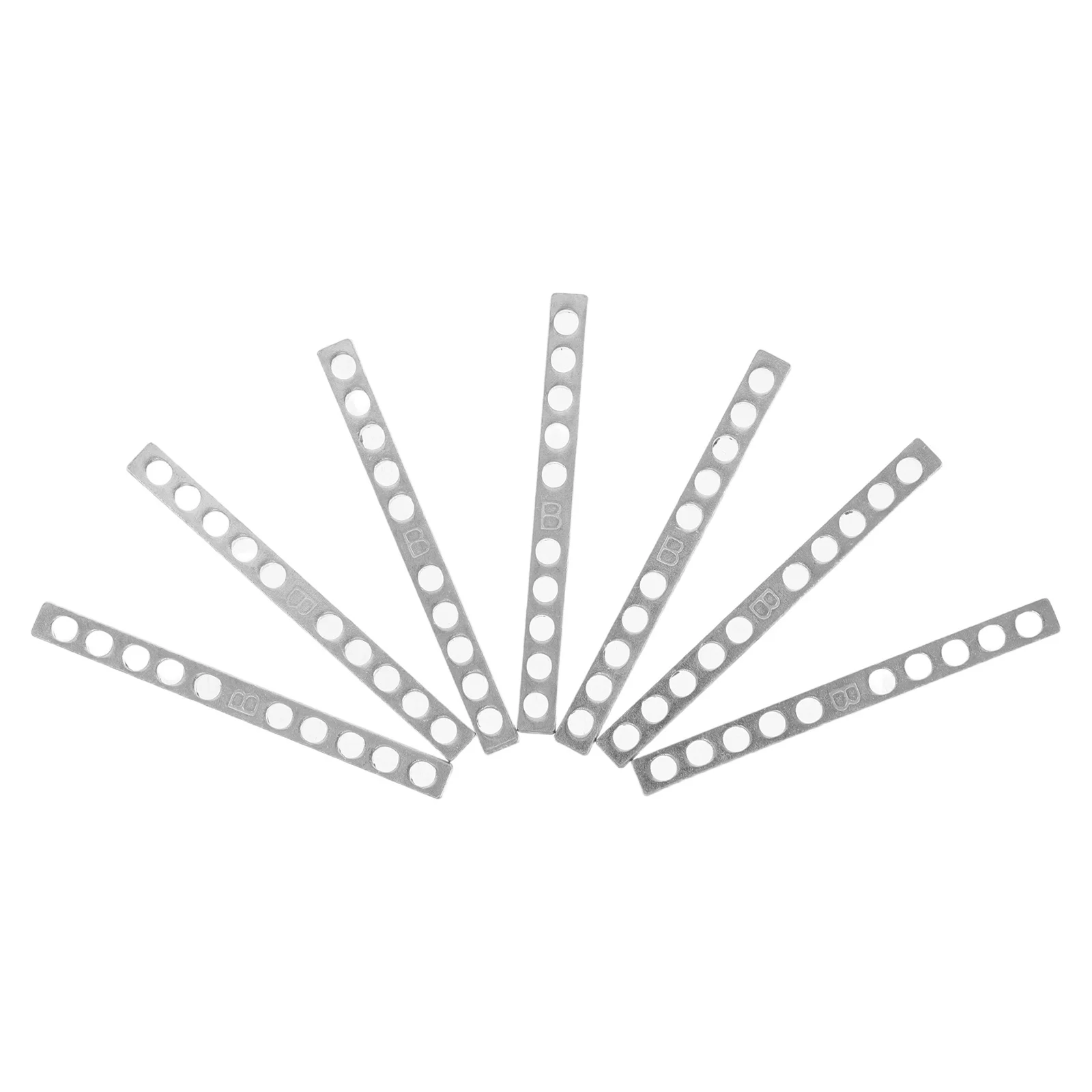 10pcs Guitar Pickup Spacer Bars 5.2Mm Width 10 Holes Metal Pickup Height Calibration Strip For 6-String Electric Guitar
10pcs Guitar Pickup Spacer Bars 5.2Mm Width 10 Holes Metal Pickup Height Calibration Strip For 6-String Electric Guitar