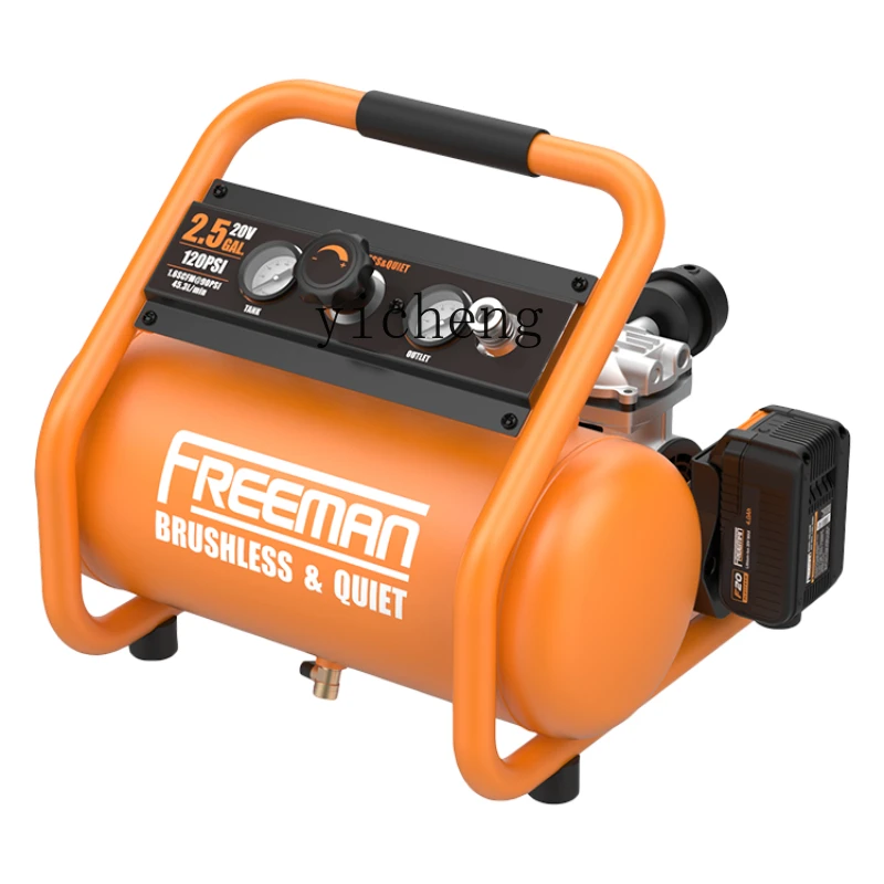 ZC rechargeable cordless air compressor 4 liters lithium battery 10 liters small air pump mini electric air compressor
ZC rechargeable cordless air compressor 4 liters lithium battery 10 liters small air pump mini electric air compressor