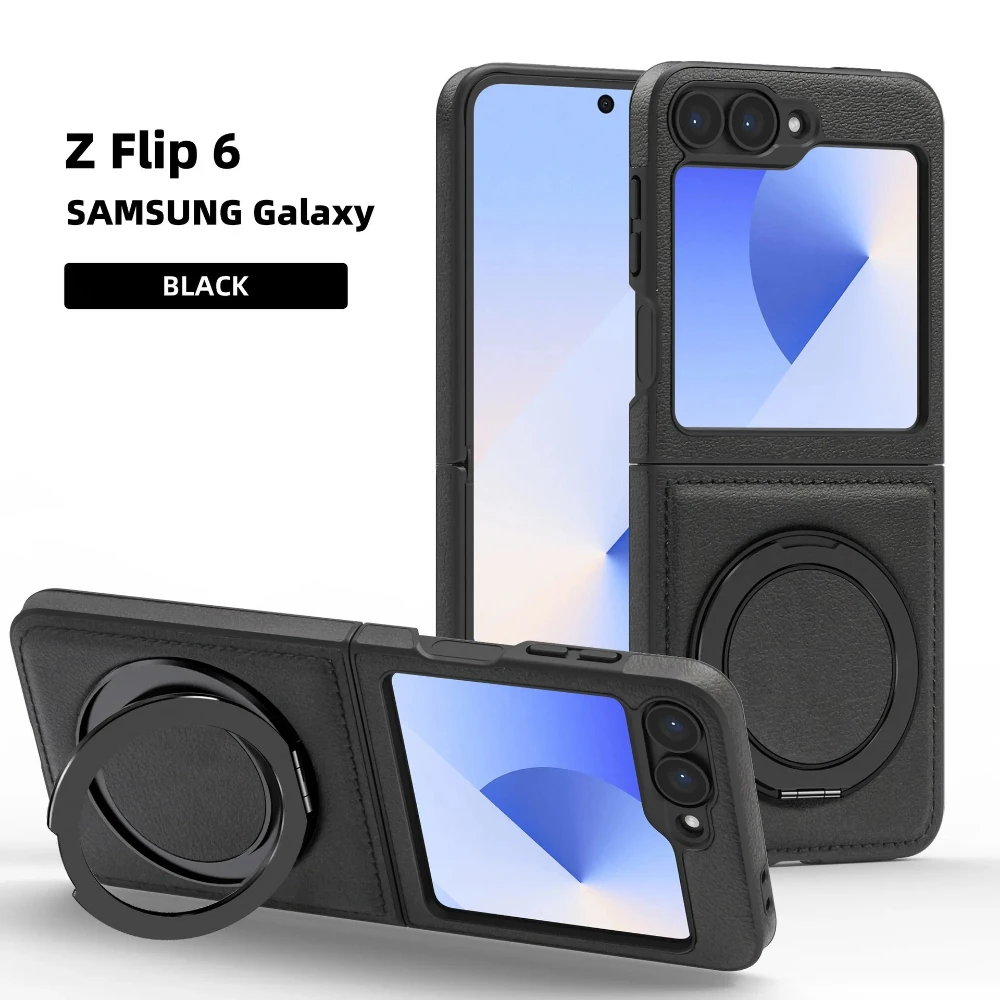 Чехол для телефона из искусственной кожи для Samsung Galaxy Z Flip 7 Fe Flip6 5 4 3, магнитное кольцо и 360 ° Вращающийся кронштейн для беспроводной зарядки, кожаный чехол
Чехол для телефона из искусственной кожи для Samsung Galaxy Z Flip 7 Fe Flip6 5 4 3, магнитное кольцо и 360 ° Вращающийся кронштейн для беспроводной зарядки, кожаный чехол