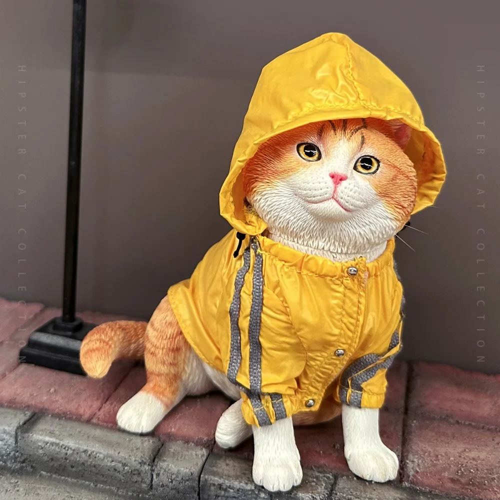 JXK CW2301 1/4 Sitting Position Shorthair Cat Fashion Static Simulation Resin Pet Model 12cm Tall with Outdoor Jackets Toy Gifts
JXK CW2301 1/4 Sitting Position Shorthair Cat Fashion Static Simulation Resin Pet Model 12cm Tall with Outdoor Jackets Toy Gifts
