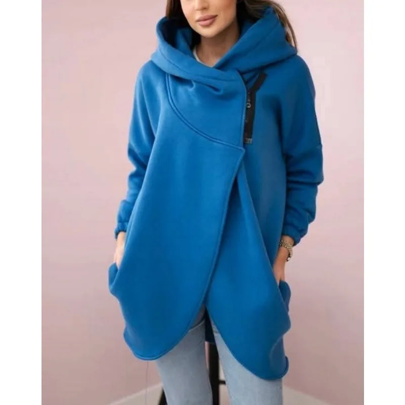 2025 Autumn New Women's Fashion Casual Loose Hooded Patchwork Jacket
2025 Autumn New Women's Fashion Casual Loose Hooded Patchwork Jacket